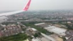 Посадка  А-320 NokAir в Бангкоке.