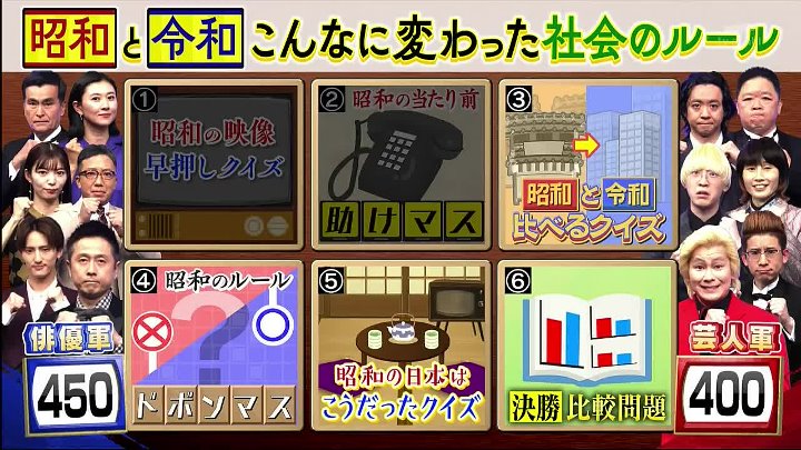 Qさま!! 動画　今夜のQさま!!は…昭和と令和でこんなに変わった! | 2023年1月30日