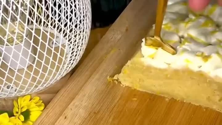 Лимонный кекс с маскарпоне