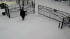 Похищение человека в Новосибирске попало на видео