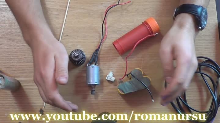 Как сделать бормашину своими руками _ How to make a drill