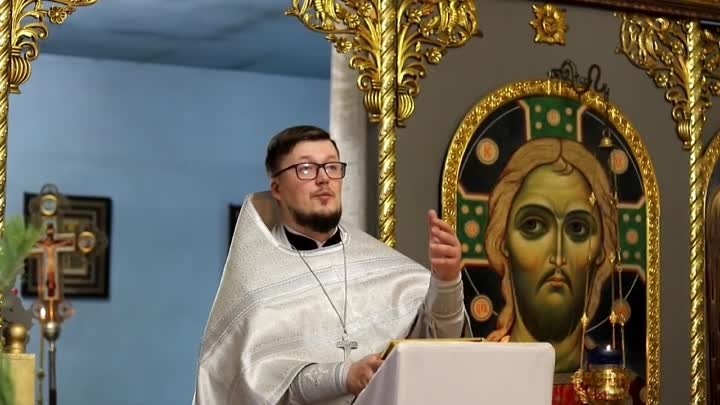 Рождественская проповедь священника Максима Бражникова.