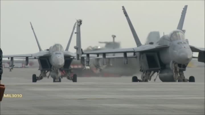 ⚡ Лучшие в мире  FA-18 Super Hornet ВМС США на авиабазе в Японии