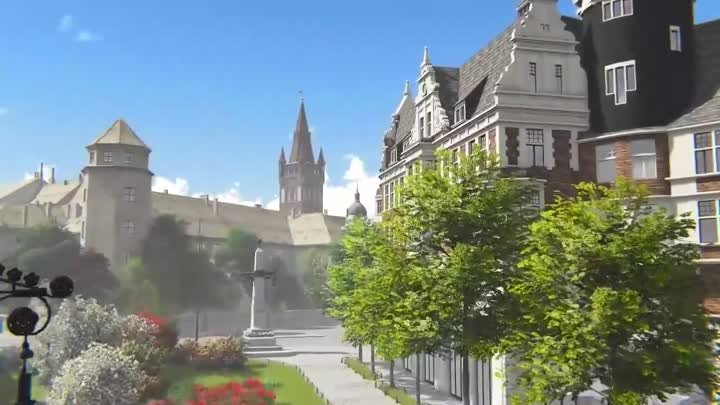 3D-Spaziergang rund um Königsberger Schloss (REMIX)