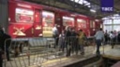 Как выглядит поезд ЧМ-2018 в московском метро