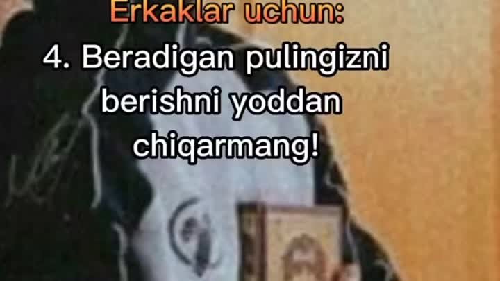 Ayol va erkaklar uchun 7 maslahat 😅