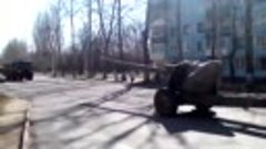 Russians brought heavy artillery in the Crimea