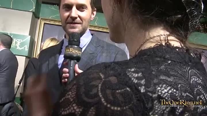 Richard Armitage at the final Hobbit premiere