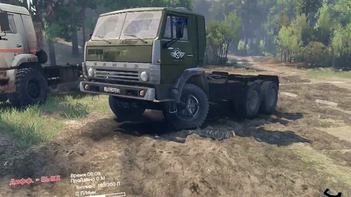 Живые звуки двигателя 740(SpinTires()