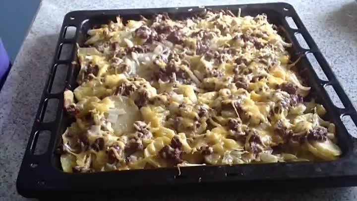 Картофель с фаршем в духовке фото Картофель с фаршем в духовке фото