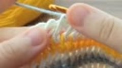 Очень простой узор крючком для тунисского крючком - Вязание ...
