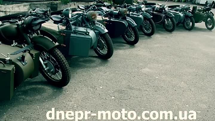 Motorcycle Dnepr K-750 Днепр К-750.mp4