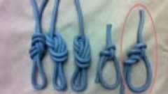 Cross load test of common climbing knots - test av knutar