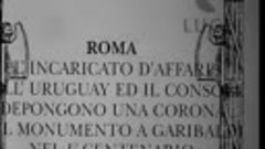 A Roma diplomatici uruguaiani rendono omaggio al monumento a...