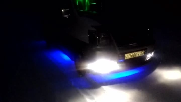Подсветка днища светодиодная с пультом д/у RGB комплект 252 диода