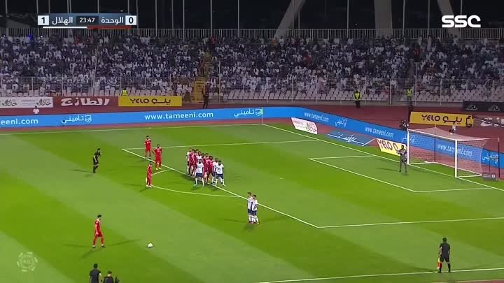 اهداف مباراة الهلال والوحدة 3 3 الدوري السعودي