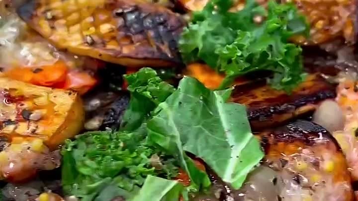 Салат с зеленой чечевицей и грибами рецепт