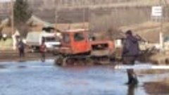 Талые воды топят село Новопокровка в Курагинском районе