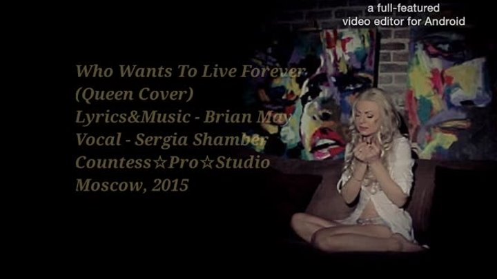 Sergia - Who wants to live forever (queen cover)