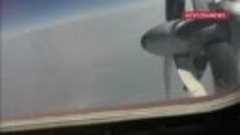 Кадры полета двух Ту-95МС над нейтральными водами Японского ...
