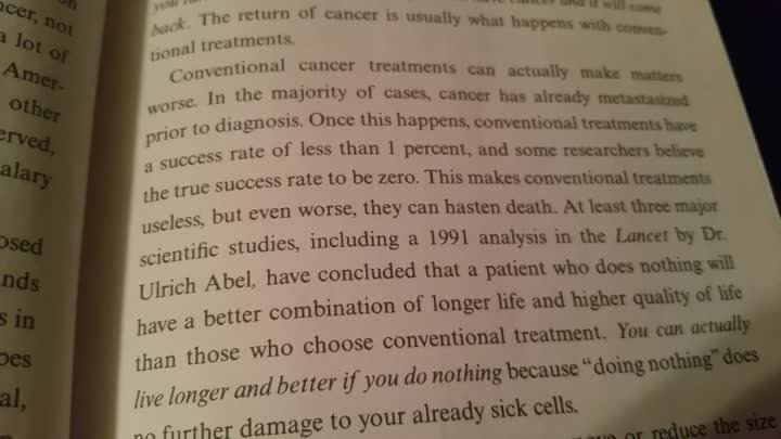 Риски от традиционного лечения рака.
