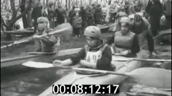 1986г. река Тьмака. соревнования водных туристов. Калининская обл