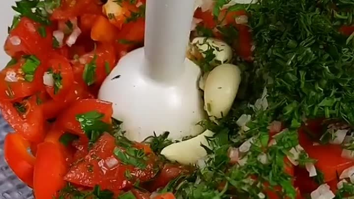 Холодный томатный суп Гаспачо