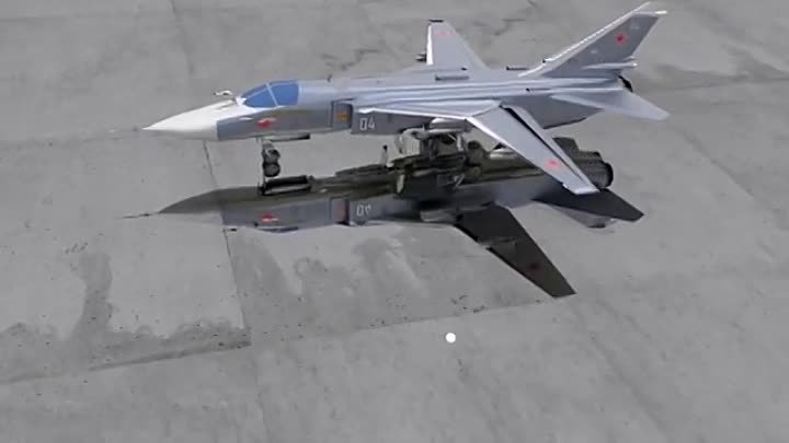 Легендарный фронтовой бомбардировщик Су-24М