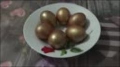 Золотые яйца на Пасху в луковой шелухе 🐣 Как оригинально по...