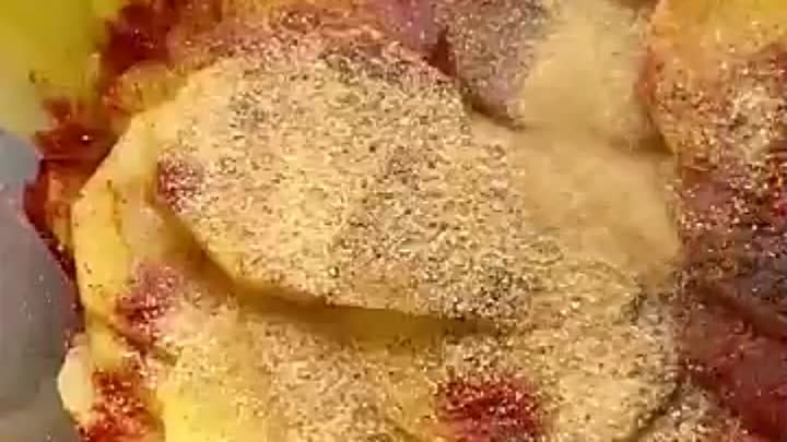 Розочки из картофеля и бекона