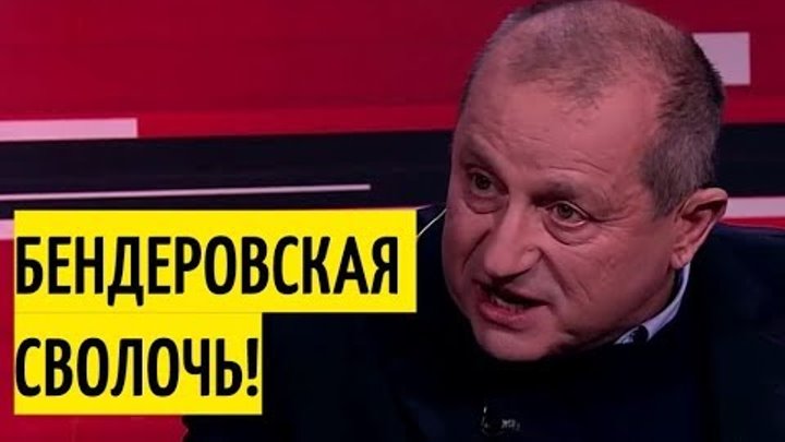 Редкий случай! Якову Кедми ПРИШЛОСЬ перейти на крик в споре с упоротым хохлом и прибалтом