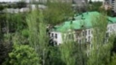 Очередной обстрел центра Донецка из РСЗО за сегодняшний день...