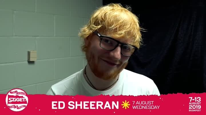 Ed Sheeran приглашает тебя фестиваль #Sziget2019