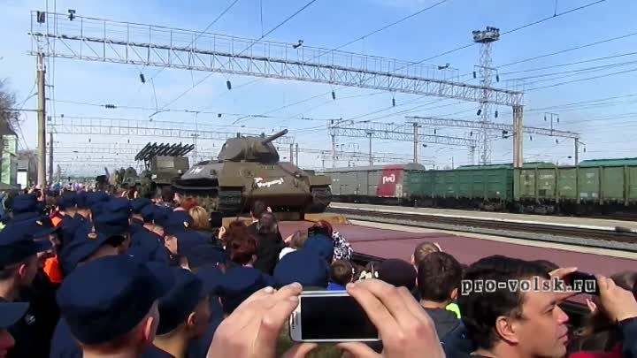 Поезд Победы в Сенном 30 апреля 2018