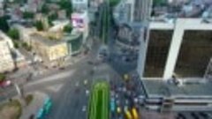 Киев с высоты птичьего полета. 4K видео Киев аэросъемка