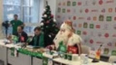Дедушка Мороз на пресс-конференции в Казани