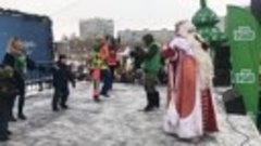 Дед Мороз на городском мероприятии в Воронеже