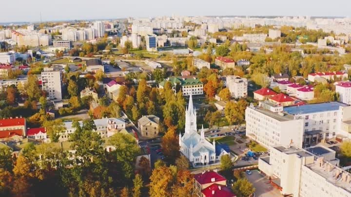 Панорама Гродно с дрона