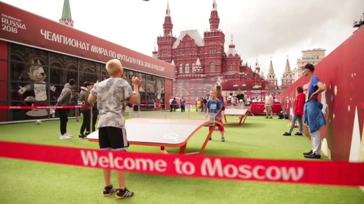 Парк футбола ЧМ-2018 в Москве