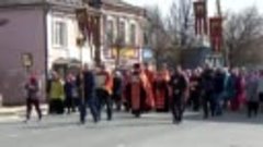 Крестный ход на Пасху в городе Вязники