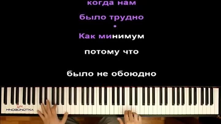 Тима Белорусских - Витаминка ● караоке _ PIANO_KARAOKE ● ᴴᴰ НОТЫ &am ...