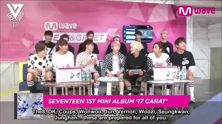 [Engsub] 150623 Seventeen MWAVE Meet & Greet by Like17Subs