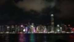 Игра света в Гонконге 