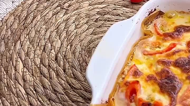 Картофельная запеканка с курицей 🍅🍗🥔🧀