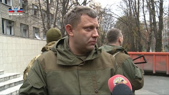 Глава ДНР Александр Захарченко проинспектировал места обстрелов в Киевском районе Донецка