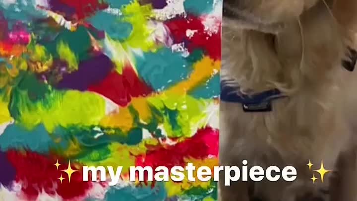Научи собаку рисовать