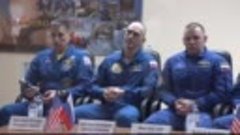 Онлайн-конференция экипажа «Союз МС-16»