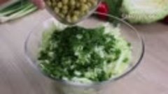 Обалденный САЛАТ из КАПУСТЫ! Вкусный рецепт из простых проду...