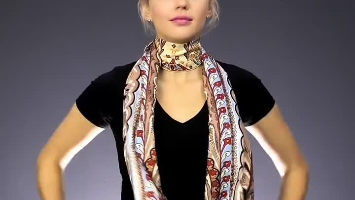 16 способов стильно завязать шарф