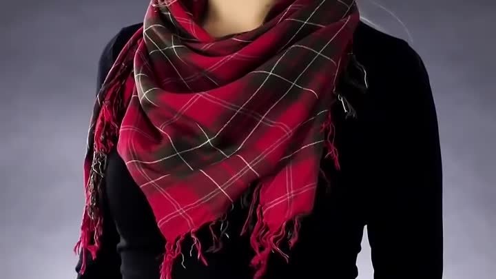 12 способов стильно завязать шарф